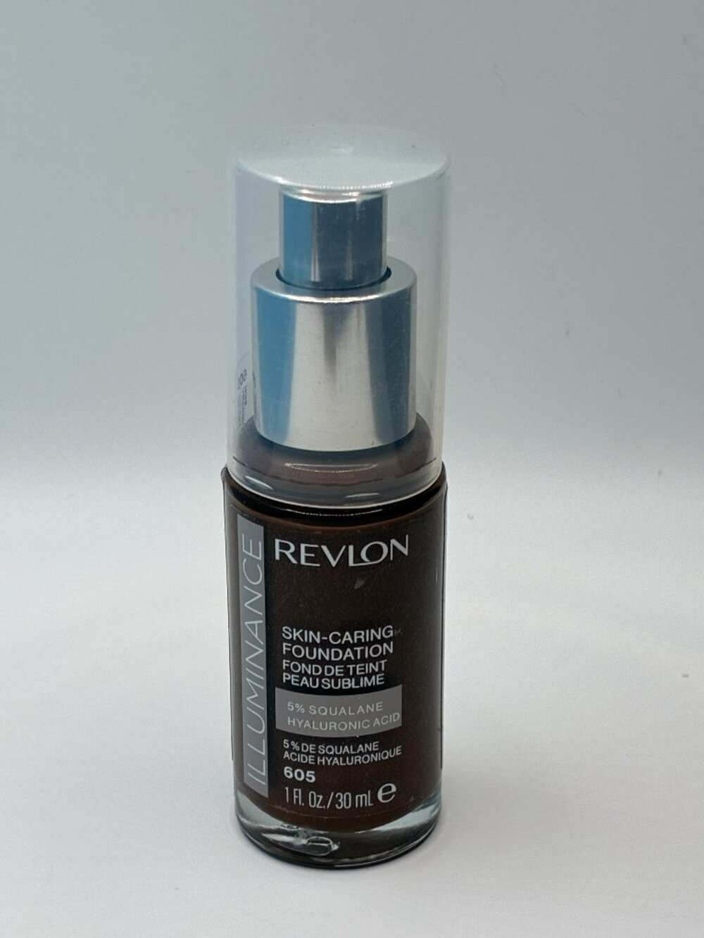 605 - Rich Mahogany - Revlon Illuminance Liq Foundation, Squalane & Hyaluronic